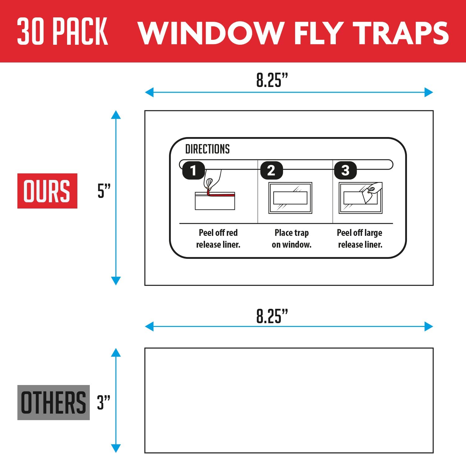 Printed Window Fly Traps for Indoors